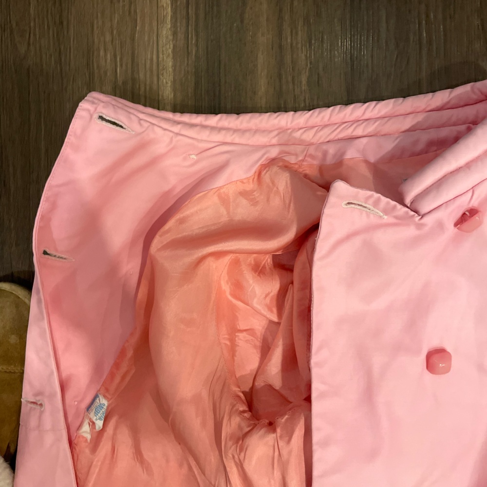 Vintage Union made Pink Double-Breasted Coat - Picture 16 of 16